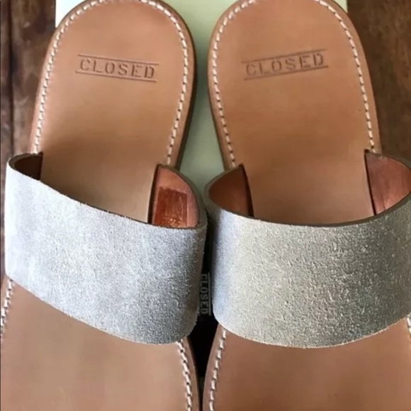 Closed Made in Italy tan leather sandal size 39 - Picture 2 of 7